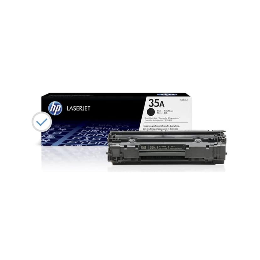 HP 35A Black Original LaserJet Toner Cartridge (CB435A)