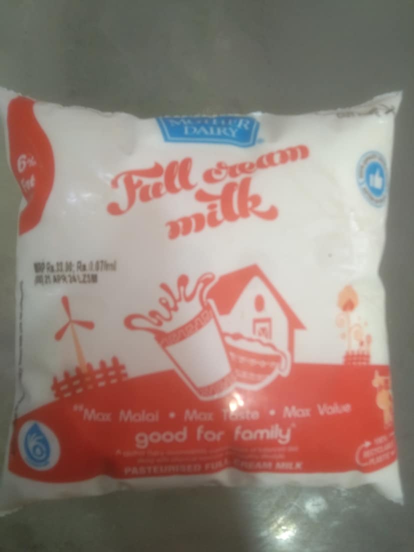 Mother dairy full cream milk