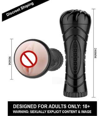 Masturbator Male Masturbator Vagina Shape Non-Vibrating Sex Toy