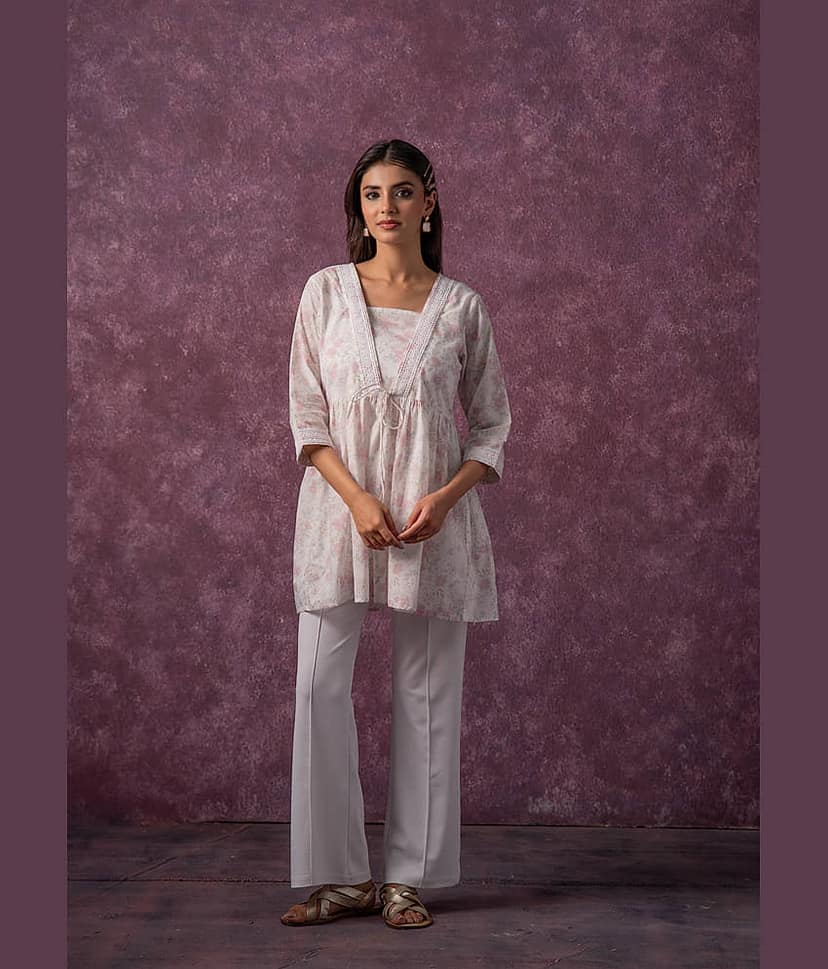 Juniper Women's Cotton Tunic ( Off White )