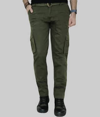 HYMEN LEGIONS Regular Flat Men's Cargos - Off White ( Pack of 1 )
