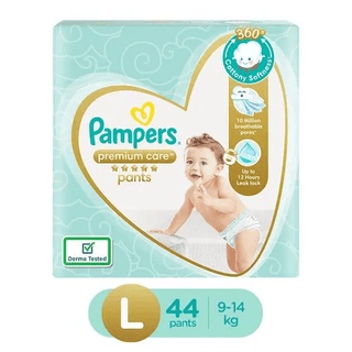 Pampers Premium Care Diapers Large 44 Pcs