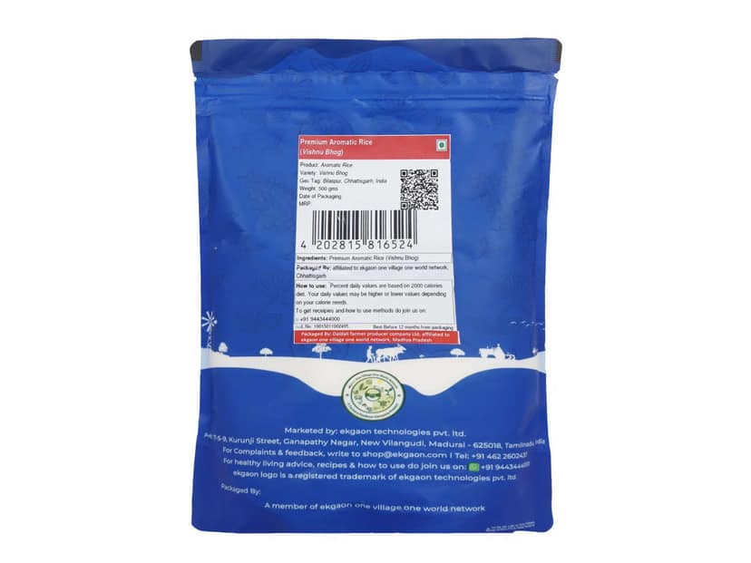 Ekgaon Premium Aromatic Rice (Vishnu Bhog) (500g) view 2
