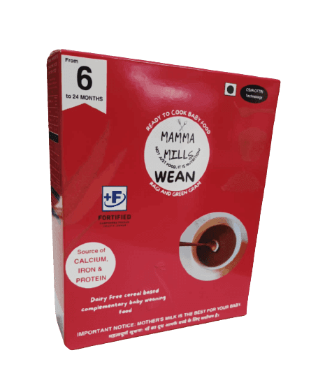 MAMMA MILLS WEAN READY TO COOK BABY FOOD- RAGI AND GREEN GRAM