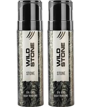 Wild Stone Stone Pefume Body Spray for Men 120ml, Pack of 2 (240ml)