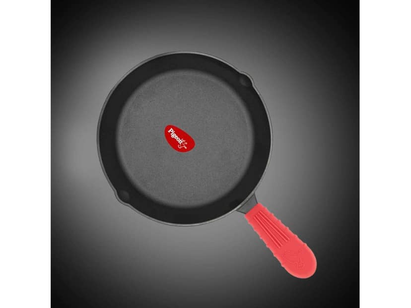 Pigeon Imperi Cast Dia Pre-seasoned Iron Fry Pan Induction Base - Black - 260mm