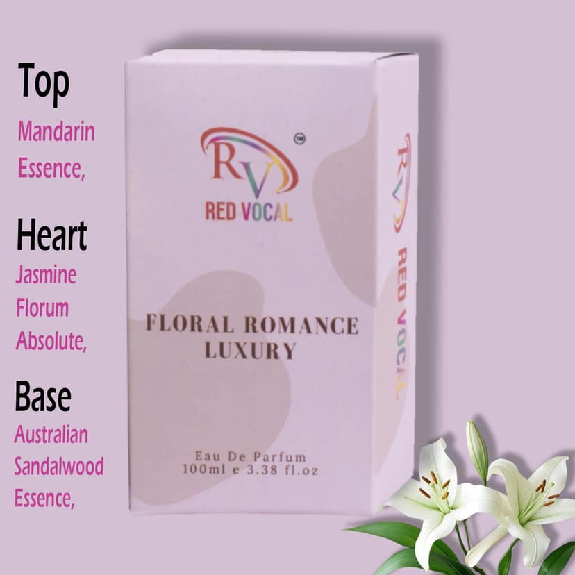 Red Vocal Floral Romance Luxury Eau De Parfum 100ml For Women view 3