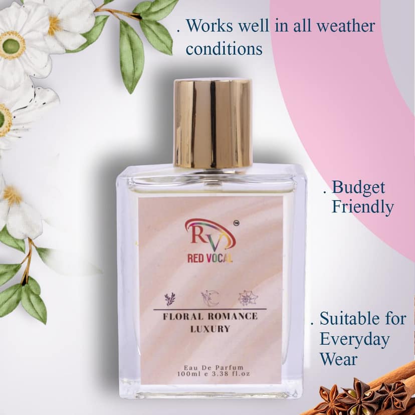Red Vocal Floral Romance Luxury Eau De Parfum 100ml For Women view 5