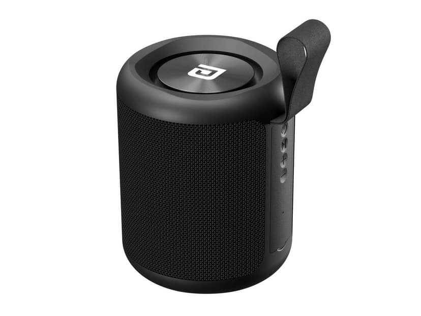Portronics SoundDrum P 6-7 Hour Playback, In Built Mic, USB Slot, Type C Charging - Black
