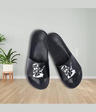PERY PAO Blue Men's Slide Flip Flop