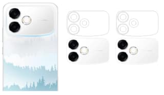ISAAK Back Camera Lens Protector compatible for OPPO F33 Pro 5G (Pack of 2)
