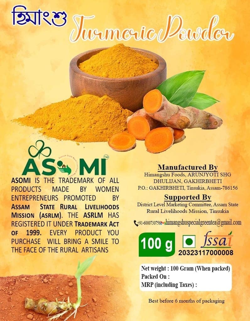 ASOMI TURMERIC POWDER view 3