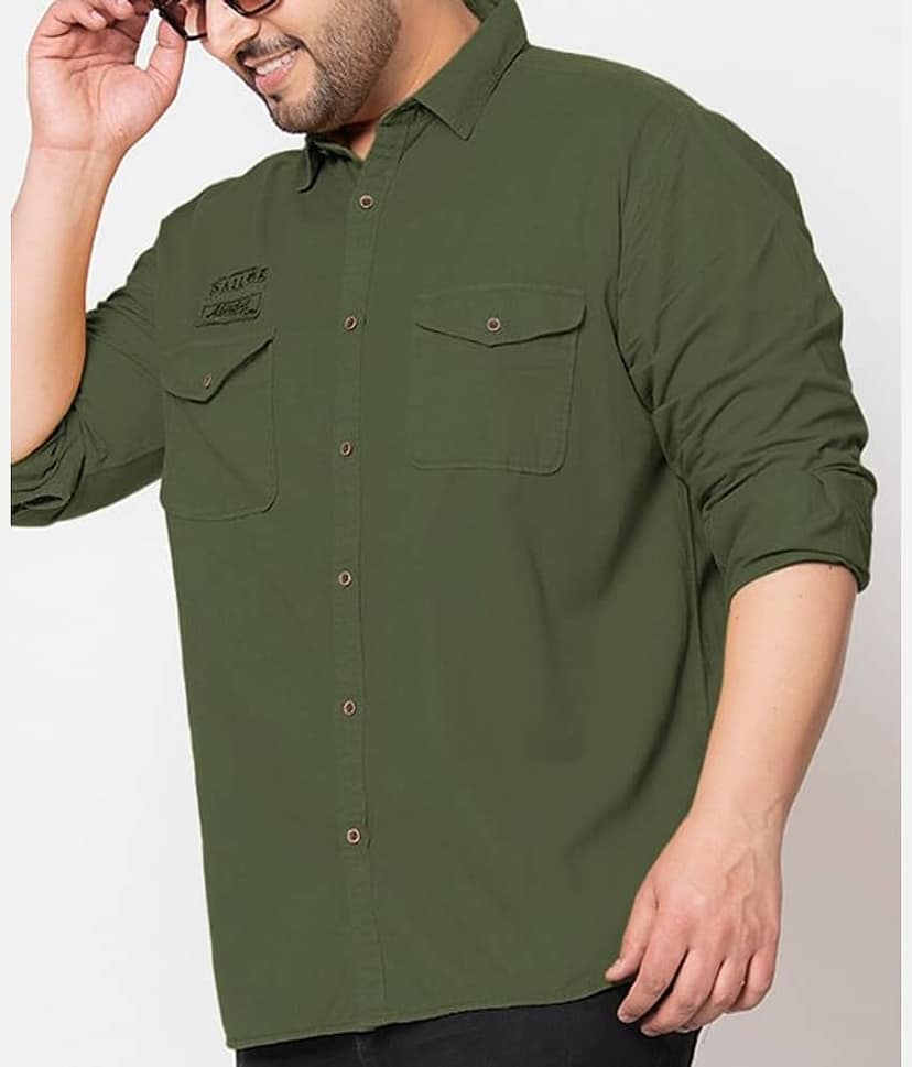 IVOC Plus Classic Regular Fit Pure Cotton Casual Shirt view 4