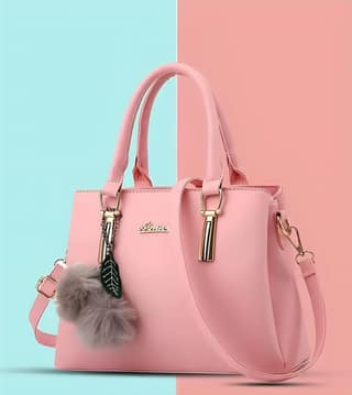 ✨ Elegant Handbag for Women – Stylish, Versatile & Chic with Pom-Pom Charm ✨