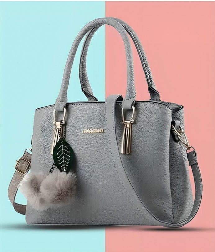 ✨ Elegant Handbag for Women – Stylish, Versatile & Chic with Pom-Pom Charm ✨ view 3