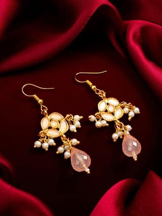 Morison Golden Diamond Stud Earrings Classic Luxury