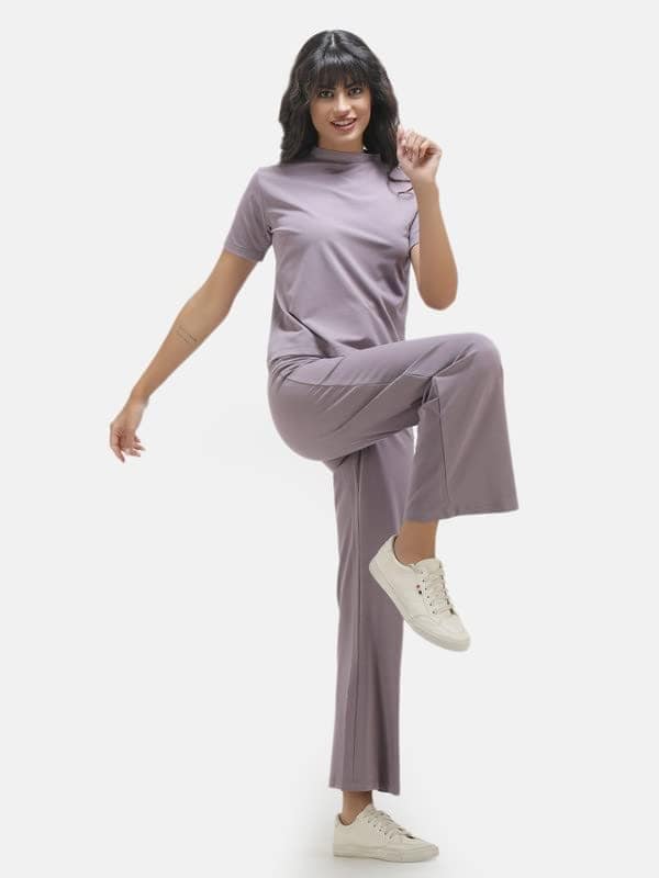 KOI Lycra Co-ord Set Lavender view 6