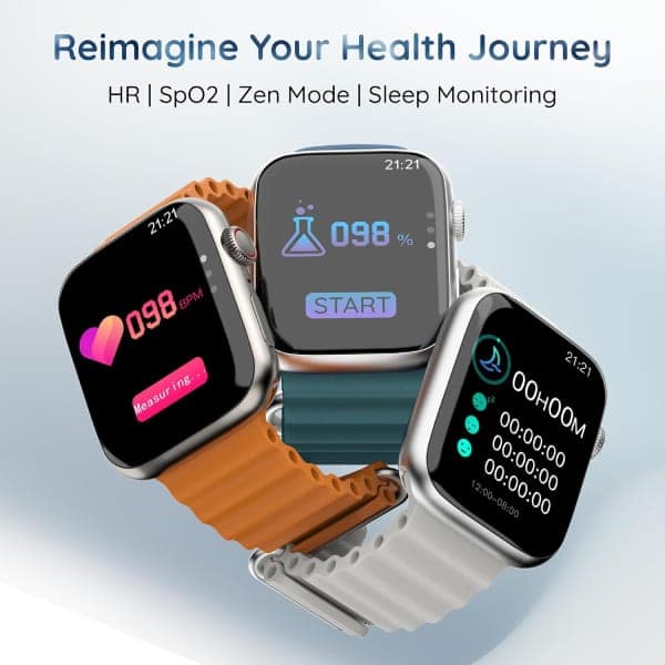 Pebble Frost Pro 1.96 Dispay Smart Watch view 4
