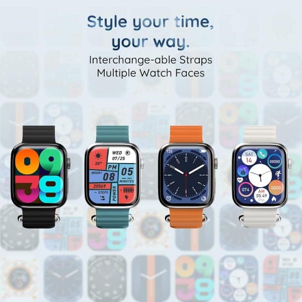 Pebble Frost Pro 1.96 Dispay Smart Watch view 5