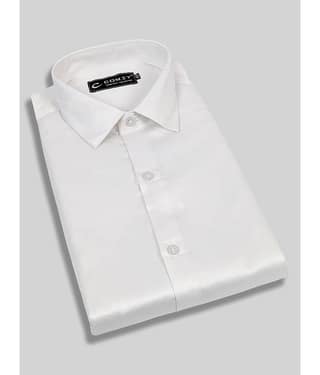 Comey Satin Slim Fit Solids Full Sleeves Men's Casual Shirt - Green ( Pack of 1 )