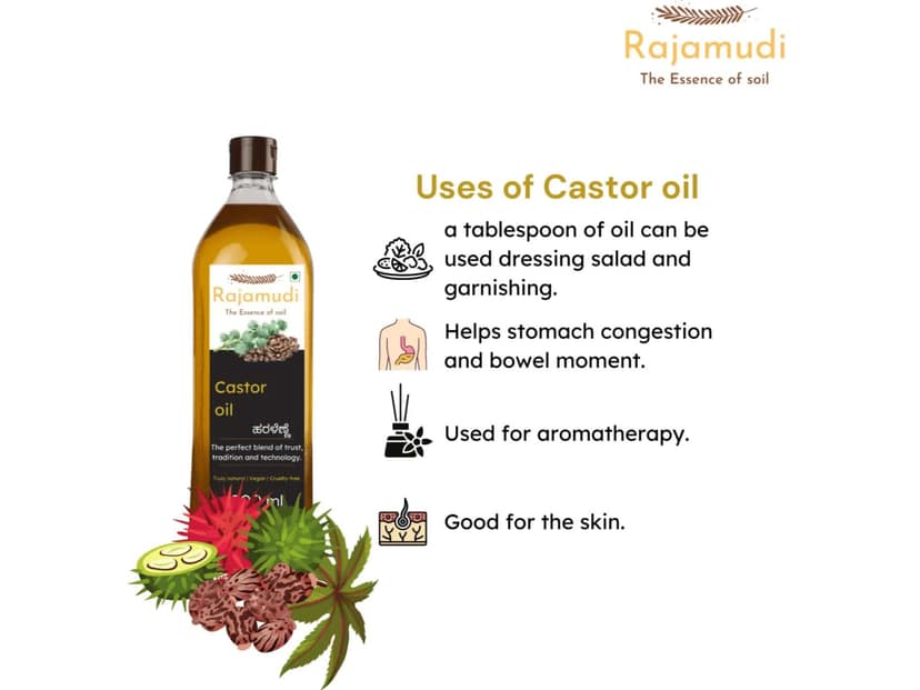 Rajamudi Organics Buy Castor Oil - 250 Gram view 2