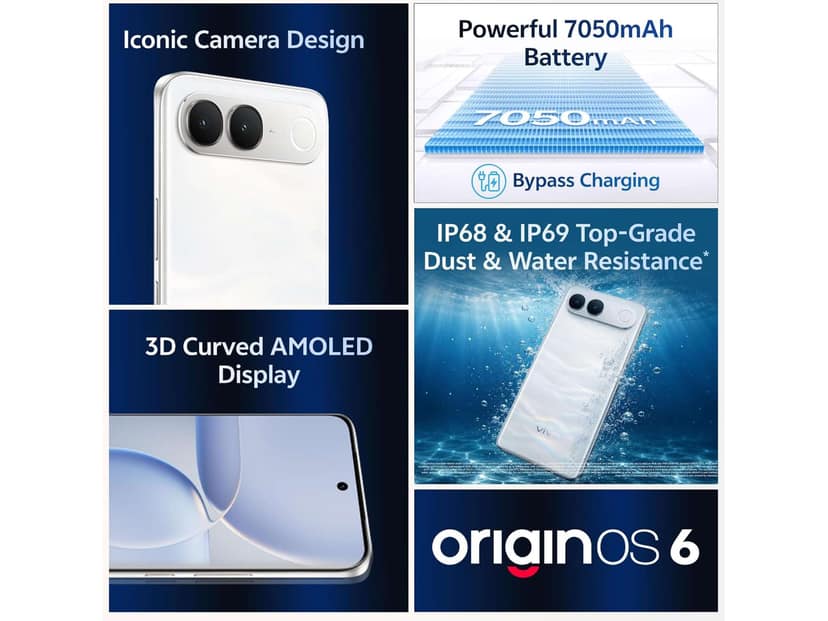 Vivo S2 5G Smartphone, 8GB RAM, 256GB Storage - Silk White view 2