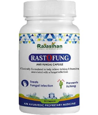 RAJASTHAN AUSHDHALAYA Rastofung Help to treat Fungal infection Capsule 30 no.s Pack Of 1
