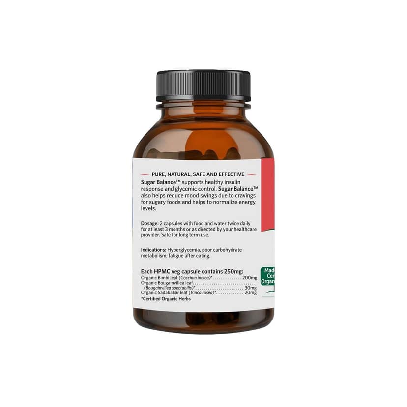 Organic India Healthy Insulin Response Sugar Balance - 180 Capsules view 2