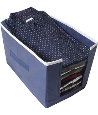 PrettyKrafts Shirt Stacker Closet Organizer - Shirts and Clothing Organizer - Exile - GreyBlack