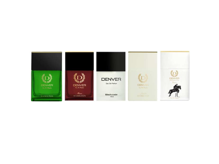 Denver Pack of 5 (Hamilton, Black Code, Imperial, Honour, Victor Perfume) - 70ml Each