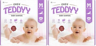 TEDDYY Easy Baby Medium Size Diaper (42 Count), 6-11 kgs, Long Lasting Absorption, Anti - Rash (Pack of 2) TEDDYY Easy Baby Medium Size Diaper (42 Count), 6-11 kgs, Long Lasting Absorption, Anti - Rash (Pack of 2) - 84