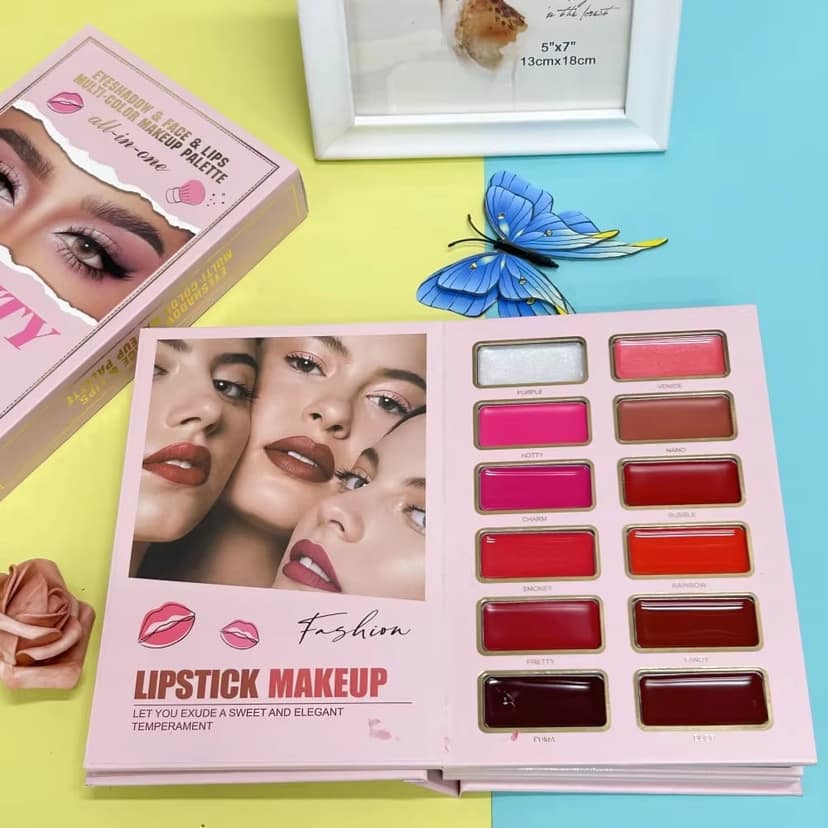 Eyeshadow, Face, and Lip Makeup Palette - All-in-One view 10