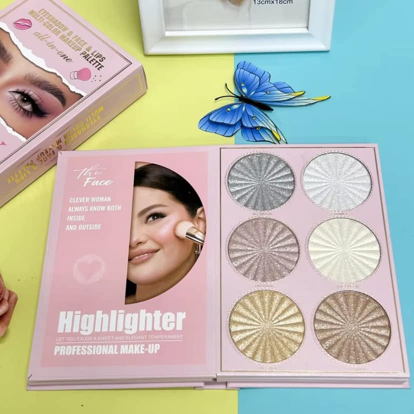 Eyeshadow, Face, and Lip Makeup Palette - All-in-One view 4