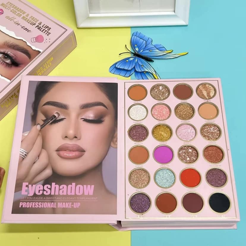 Eyeshadow, Face, and Lip Makeup Palette - All-in-One view 6