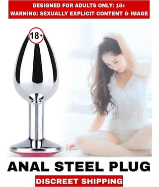Sexual Wellness Adult Anal Toys Plug A1 Anal Small Size Smooth Steel Diamond Anal Steel Plug For Unisex