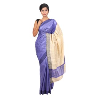 HANDLOOM KOSA SAREE WITH BLOUSE (SKU - 1ST110121120 SAREE- 167)