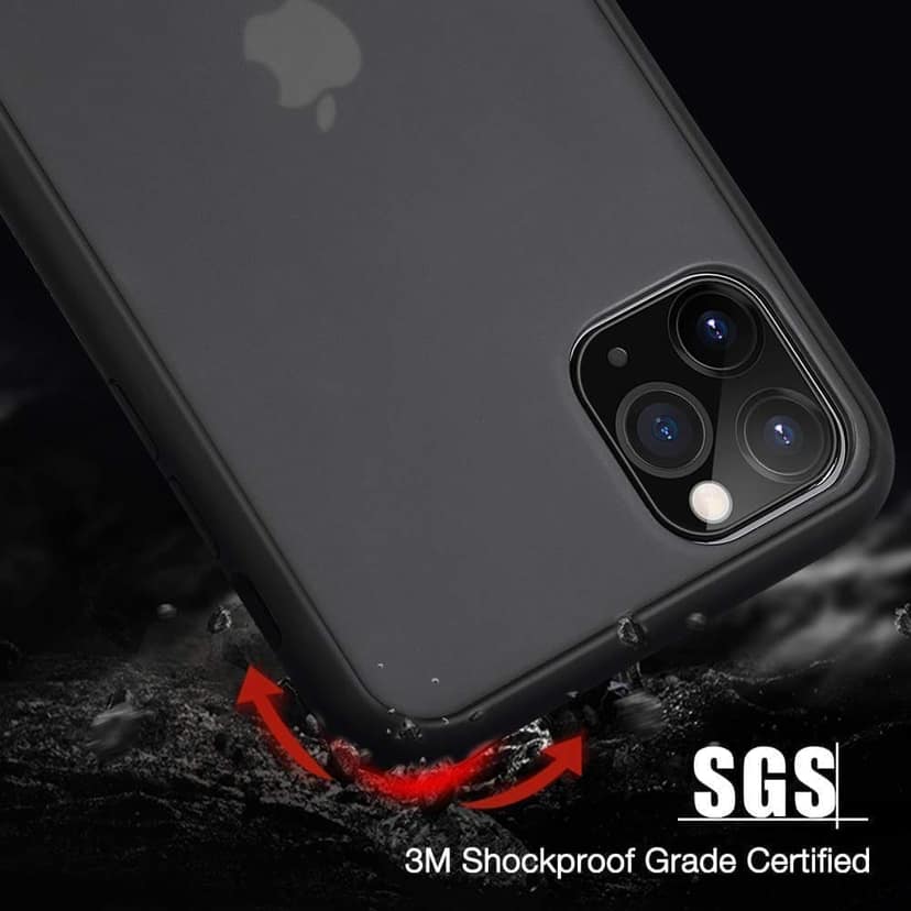 Memumi Armour Series Back Cover for Apple iPhone 11 Pro SGS Drop/Shockproof - Trans Black (5.8") view 2