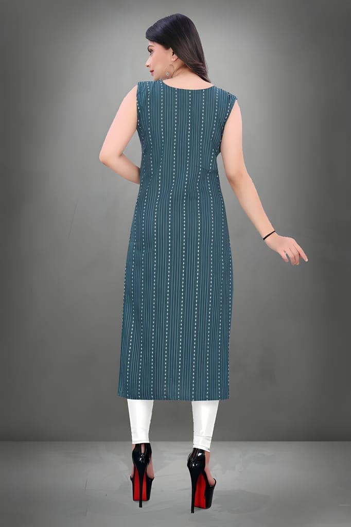Women’s Trendy Rayon Kurti with Elegant Pattern | Stylish Ethnic Wear for Daily Outings and Office Wear view 5