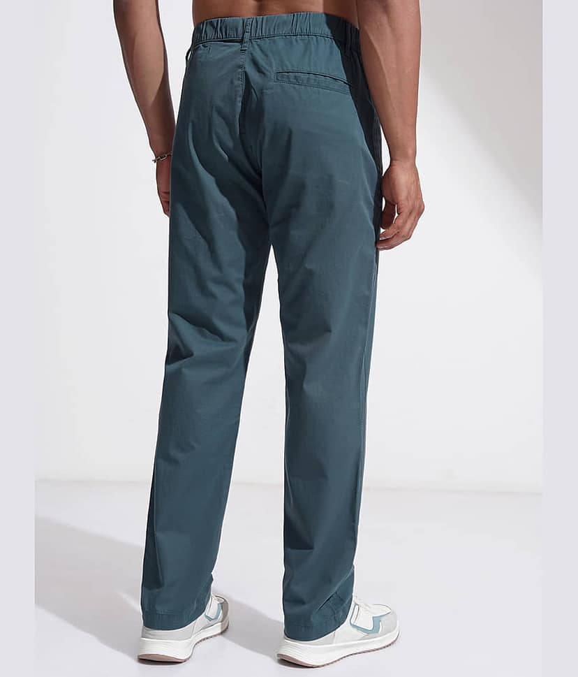 Highlander Relax Flat Men's Trouser - Green ( Pack of 1 ) view 3