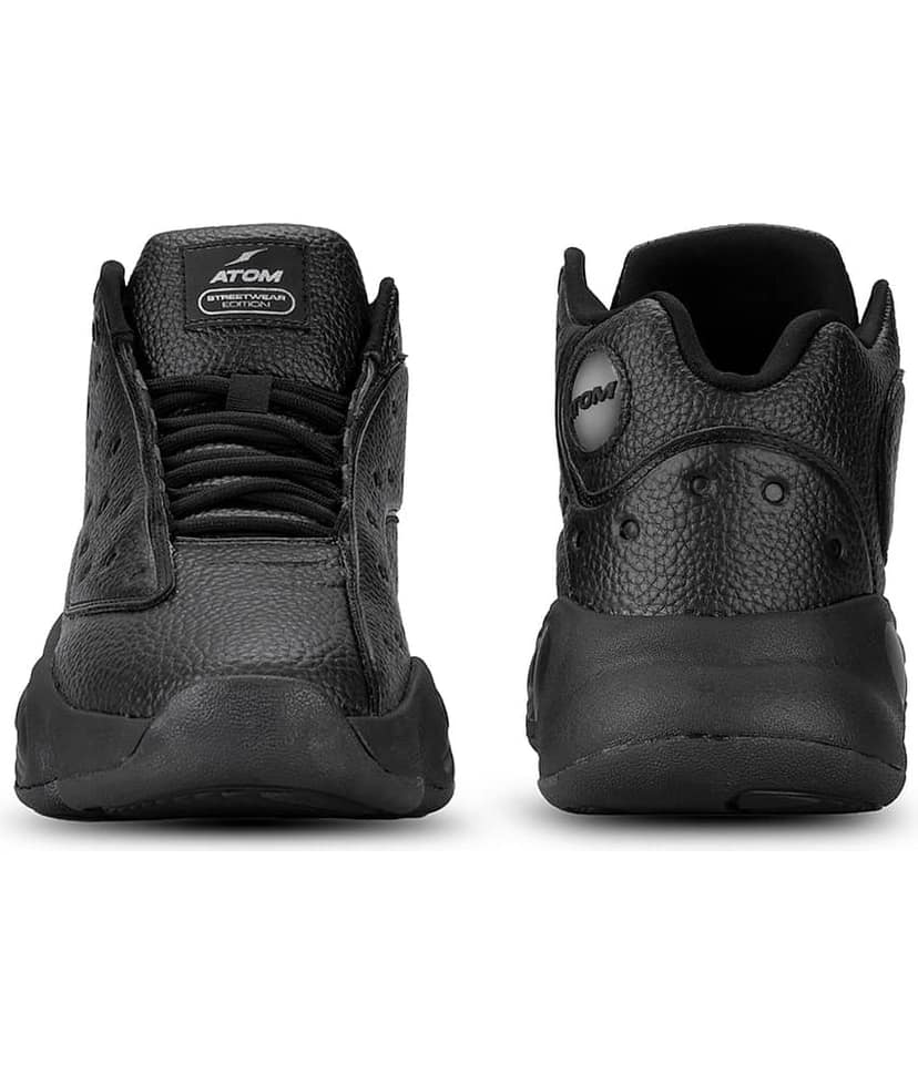 ATOM Street Swagger Black Men's Sneakers view 6