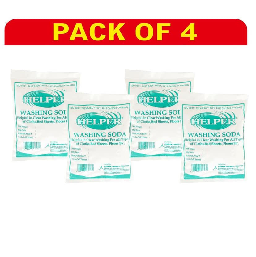 Helper Washing Soda 250 Gm Pack of 4