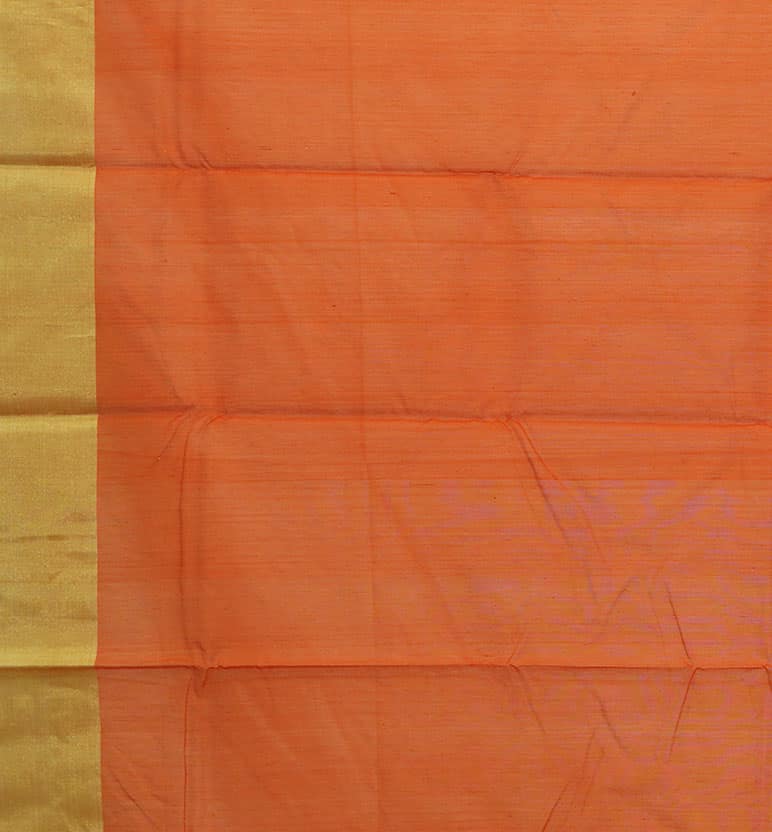 Handloom Chanderi Silk By Cotton Saree view 4