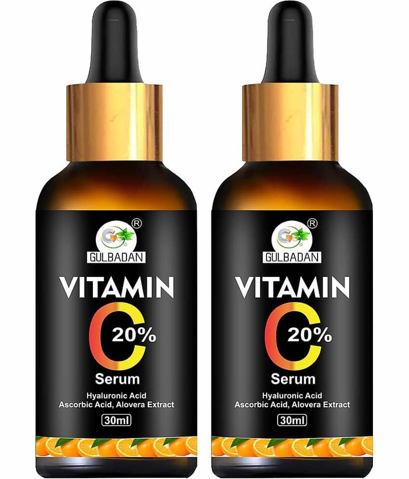 GULBADAN Face Serum Vitamin C Daily Care For Combination Skin ( Pack of 2 )