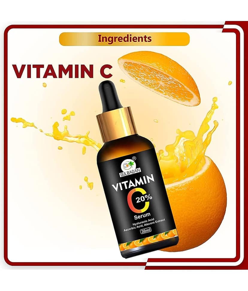 GULBADAN Face Serum Vitamin C Daily Care For Combination Skin ( Pack of 2 ) view 2