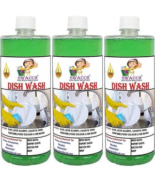 Dish Wash 3 Litre Neem Alovera I Dish Wash Liquid and Kitchen Cleaner I Dish Washer Liquid With Fragrance I Kitchen Utensil Cleaner Removes Grease & Oil