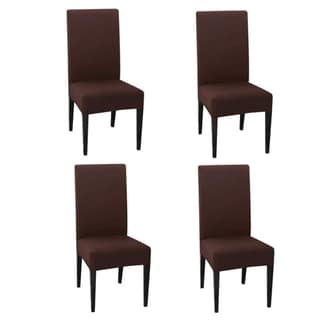 PENTHOOM Elastic Dining Chair Covers, Removable Washable and high Elasticity Premium Fabric Seat Cover