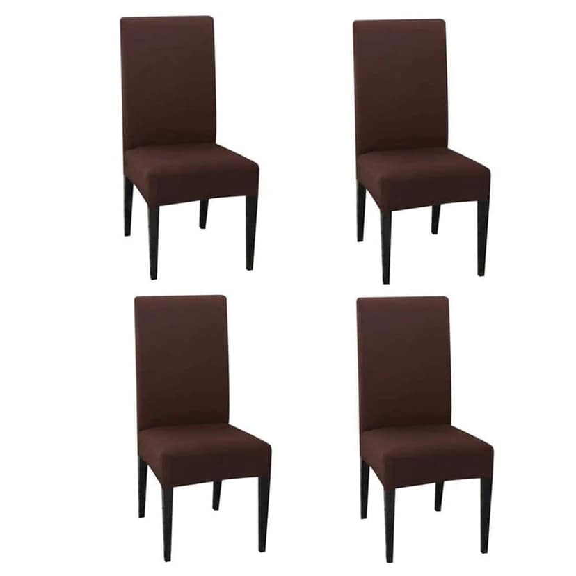 PENTHOOM Elastic Dining Chair Covers, Removable Washable and high Elasticity Premium Fabric Seat Cover