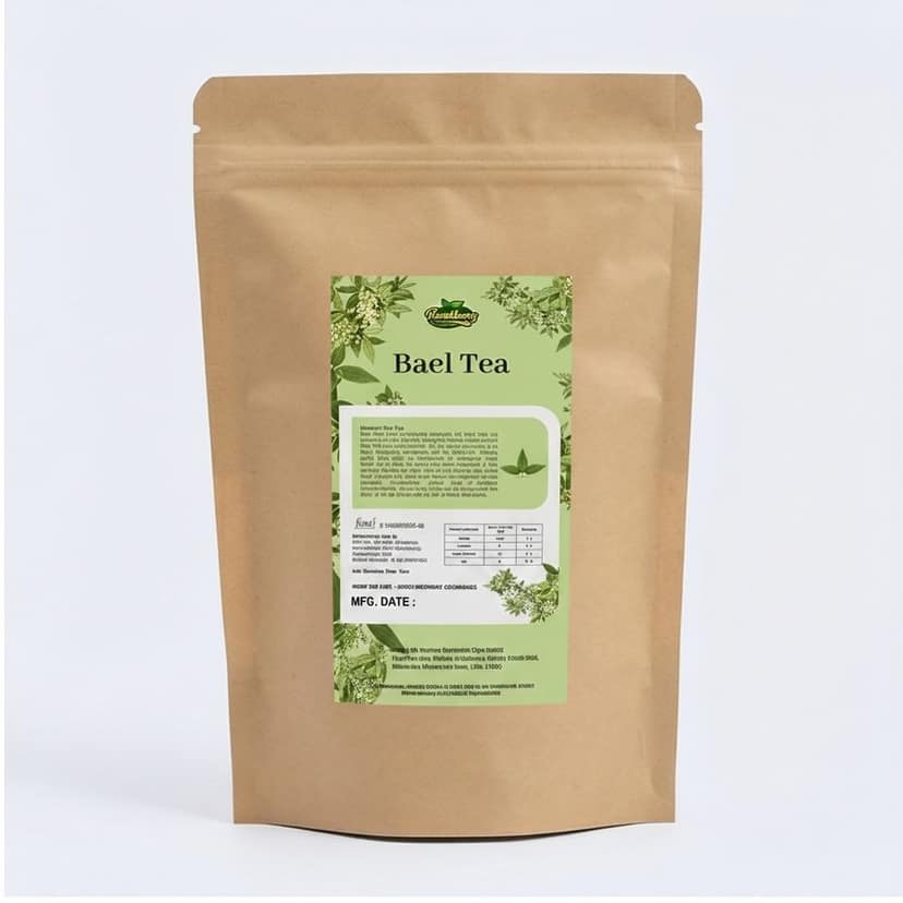 Bael Tea - 100 gm - One stand-up pouch containing dried Bael fruit pieces view 2