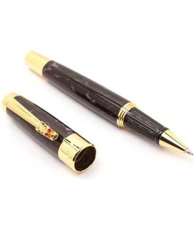 Hayman Dikawen 24 CT Gold Plated Roller Pen With Box (P-146) view 2