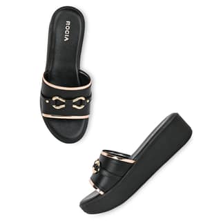 Black Women Casual Wedges